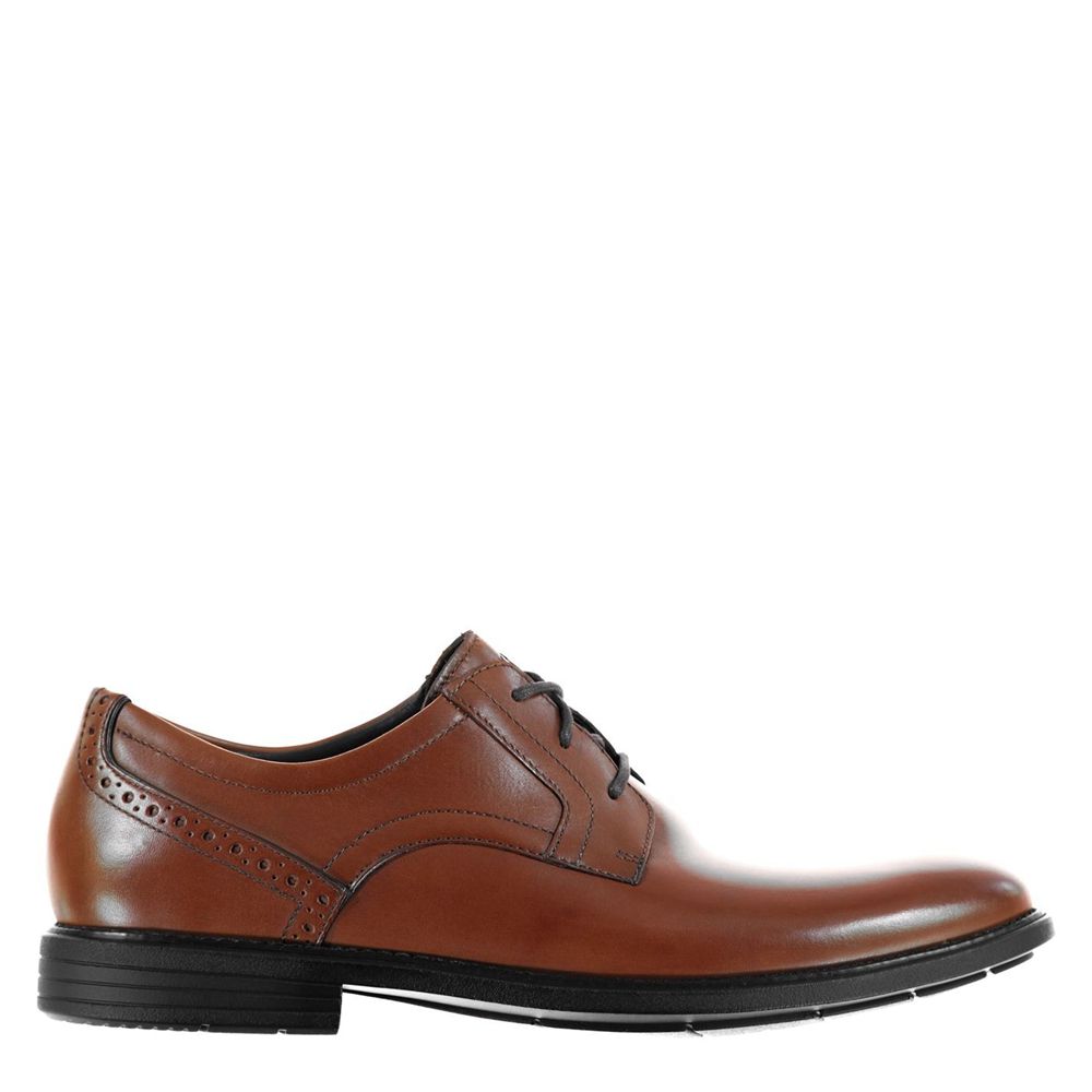 Rockport Madson Plain Toe - Mens Oxfords - Brown - NZ (ELU-026591)